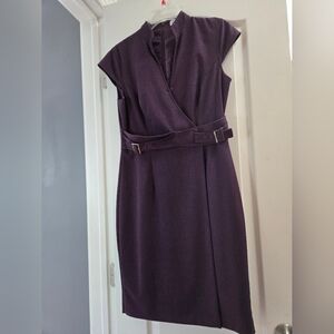 Deep purple dress